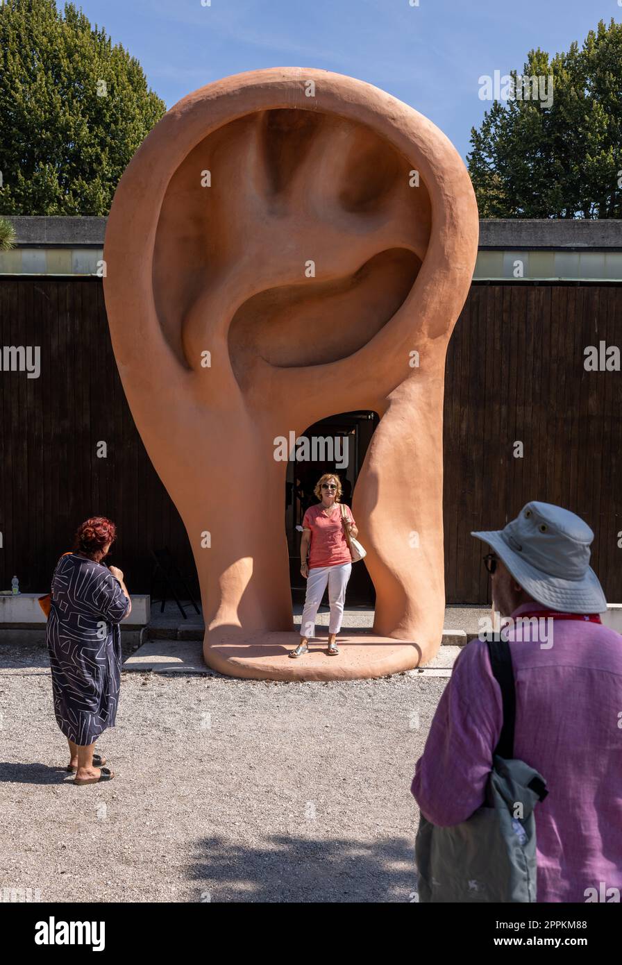 Brasilianischer Pavillon in Giardini, 59. Venedig Art Biennale in Venedig. Stockfoto