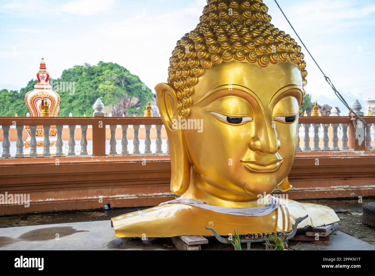 THAILAND PRACHUAP BANG WAT SAPHAN BO TANGA LANG Stockfoto