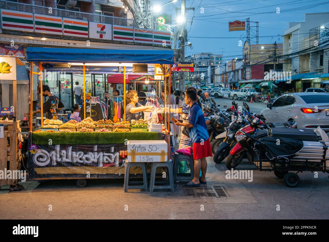 THAILAND PRACHUAP HUA HIN STREETFOOD Stockfoto