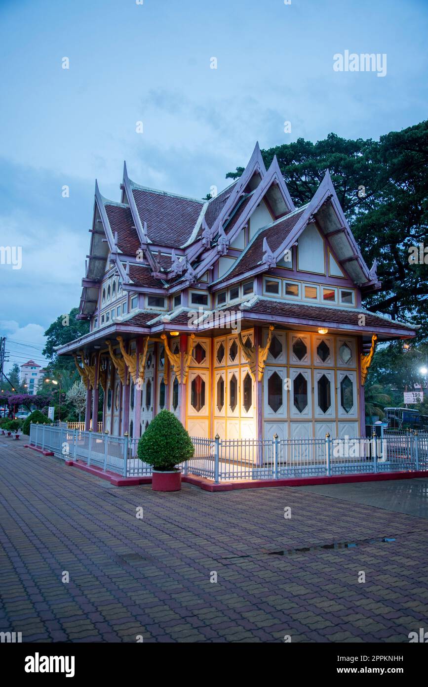 THAILAND PRACHUAP HUA HIN BAHNHOF Stockfoto