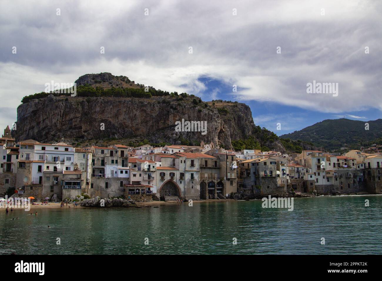 Cefalu, das mittelalterliche Dorf Sizilien Stockfoto