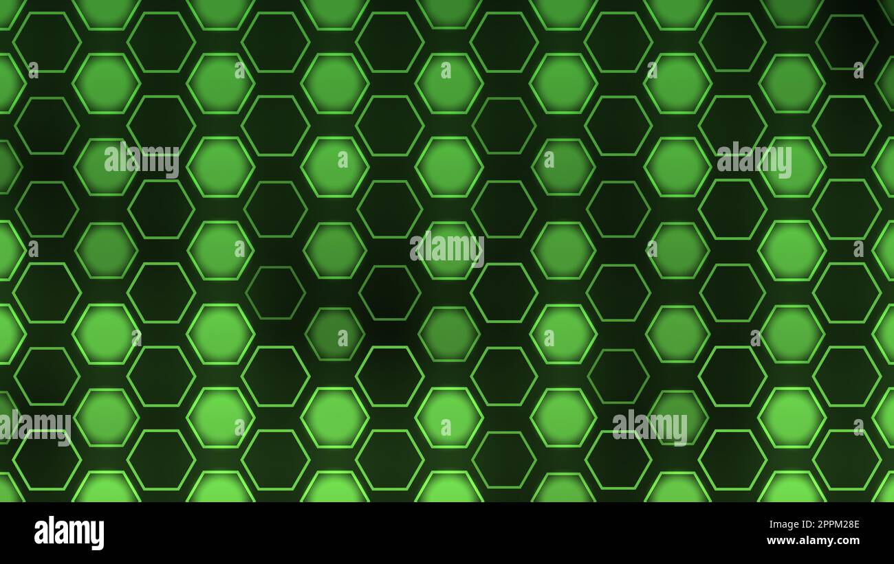 Hintergrundabstract zur Hexagonmuster-Technologie Stockfoto