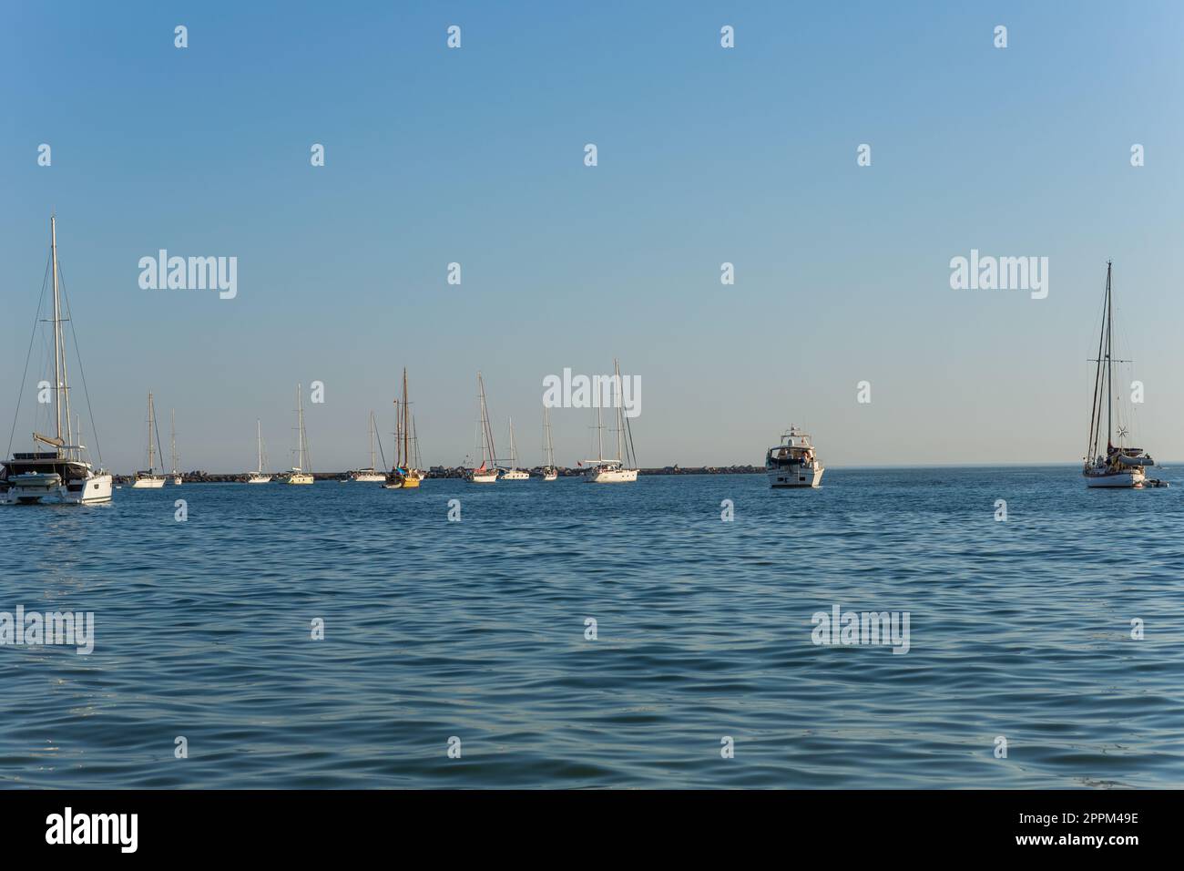 Praia Grande Strand. Ferragudo Stockfoto