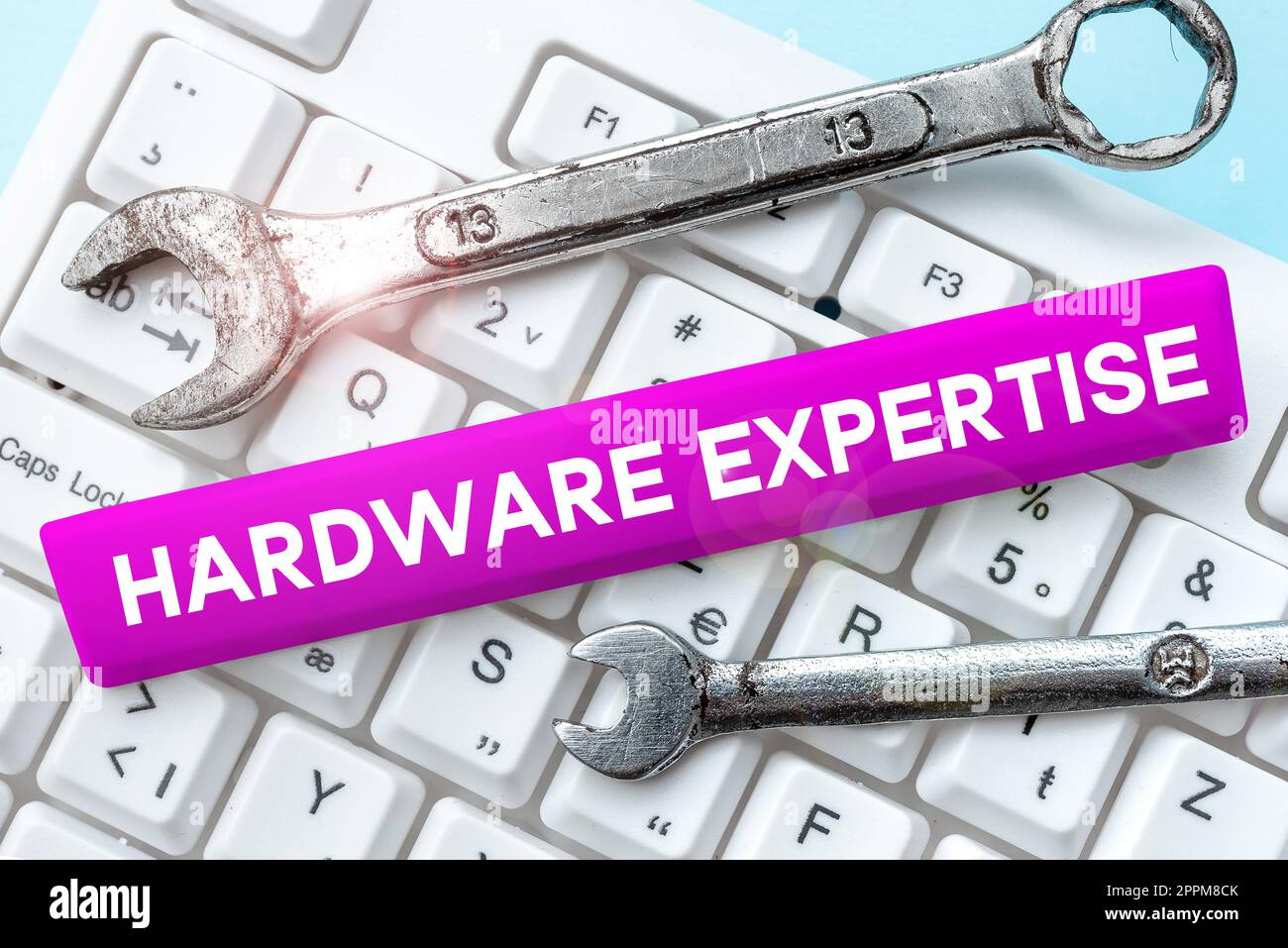 Handschriftlicher Text Hardware Expertise. Begriff, der Maschinen und andere physikalische Komponenten des elektronischen Computersystems umfasst Stockfoto