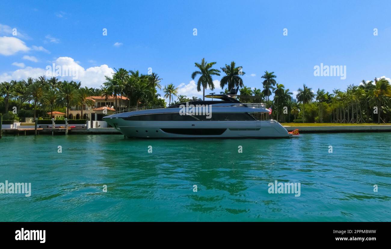 Luxuriöses Herrenhaus in Miami Beach, florida, USA Stockfoto