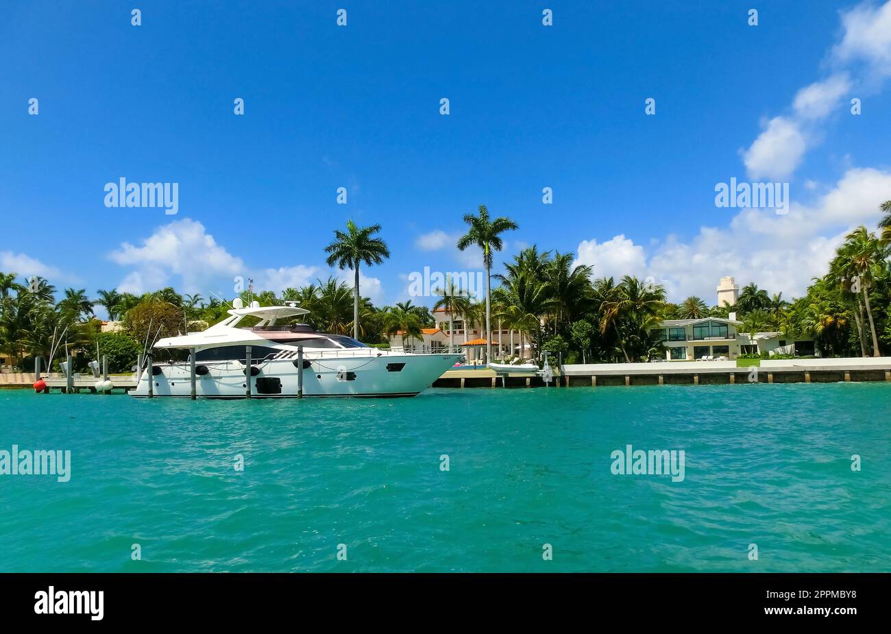 Luxuriöses Herrenhaus in Miami Beach, florida, USA Stockfoto