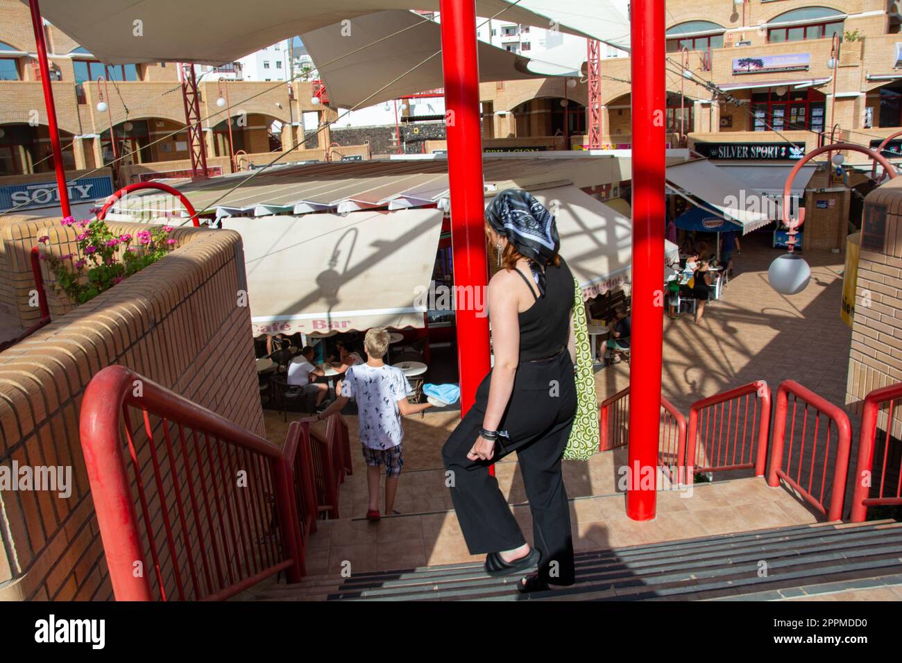 Centro Comercial San Eugenio, Costa Adeja, Teneriffa, Spanien 08. August 2022 Stockfoto