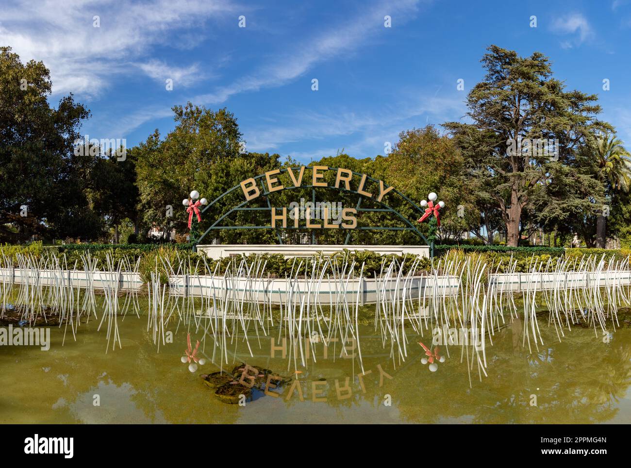 Beverly-Hills-Schild Stockfoto