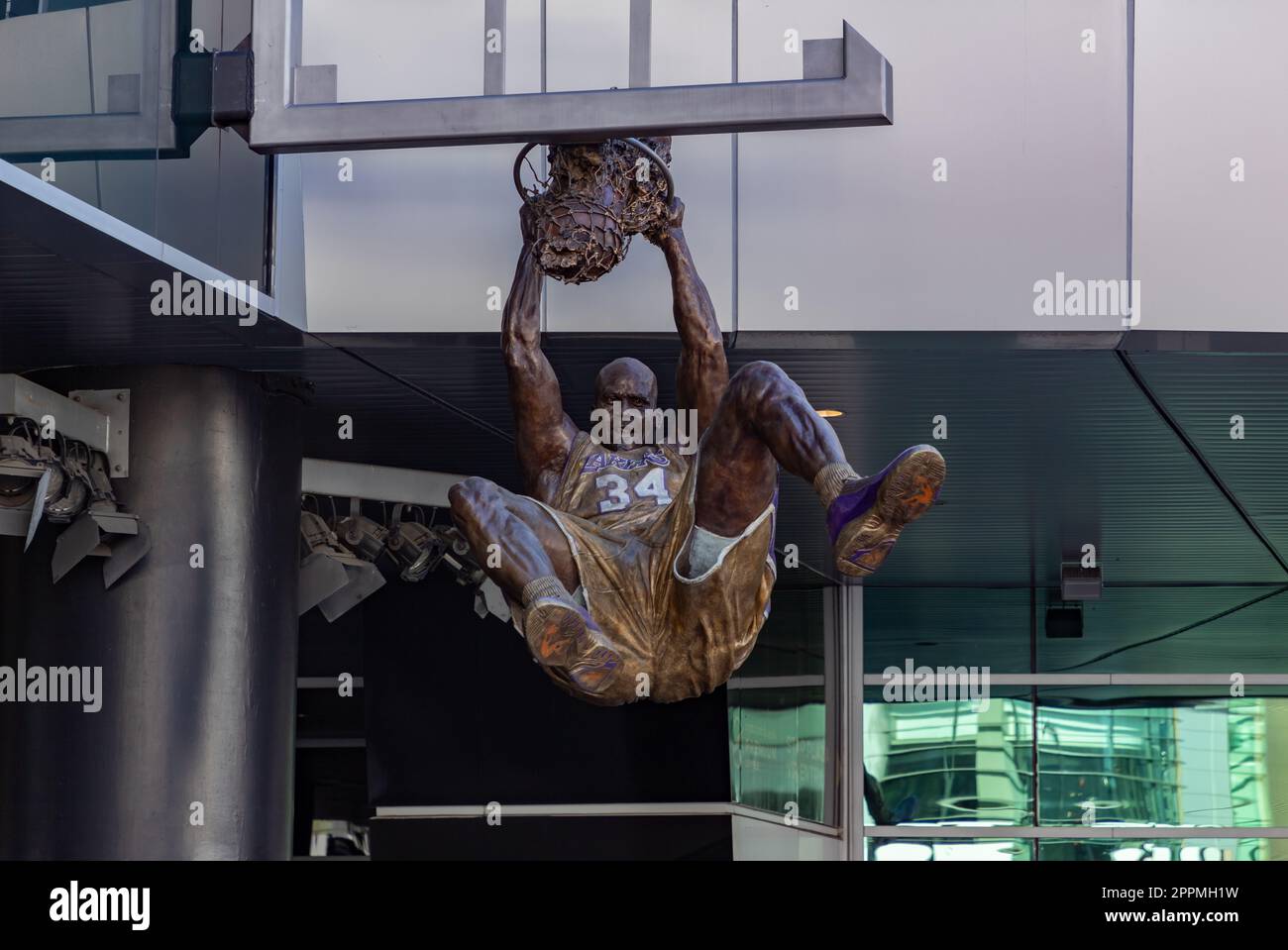 Shaquille O'Neil-Statue Stockfoto