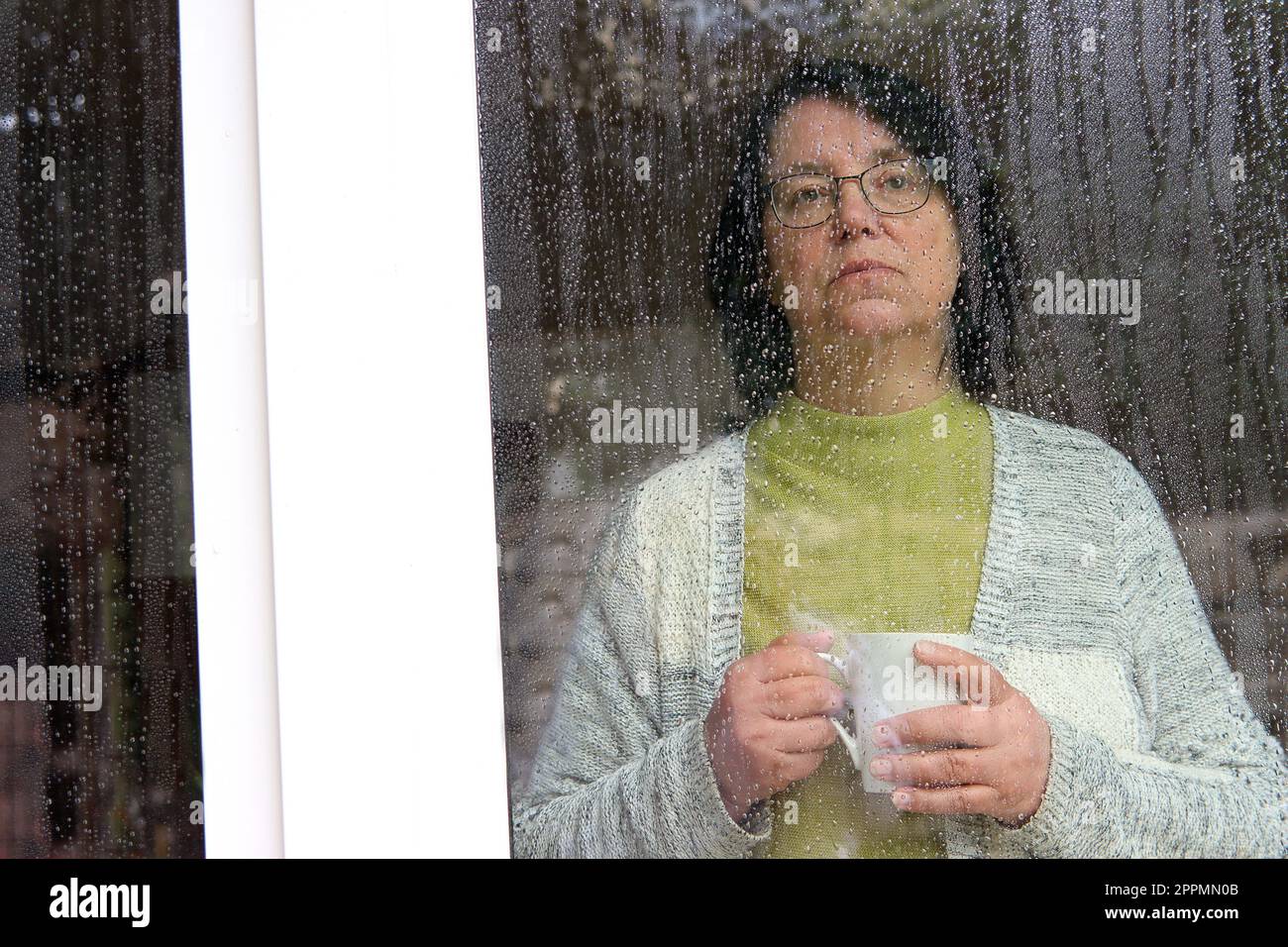 Einsamkeit tut weh Stockfoto