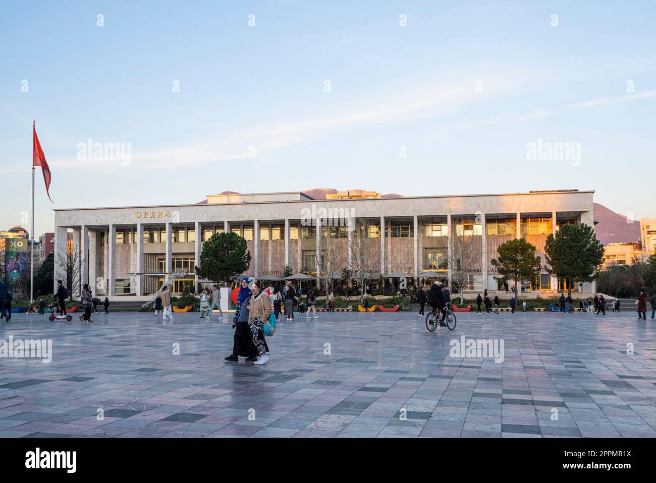 Nationaltheater für Oper und Ballett in Tirana Stockfoto