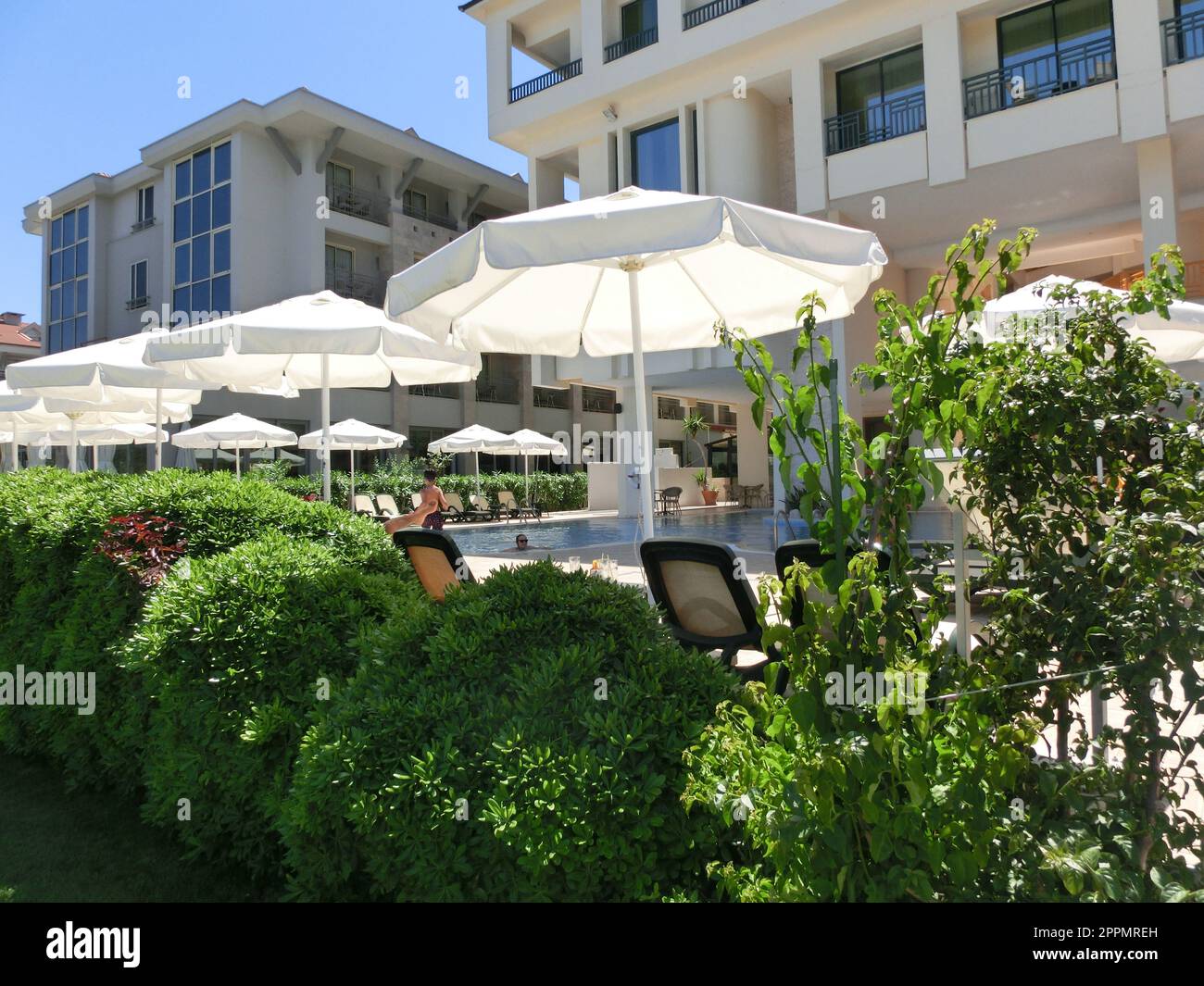Kemer, Antalya, Türkei - 11. Mai 2021: 4-Sterne-Hotel Golden Lotus Stockfoto