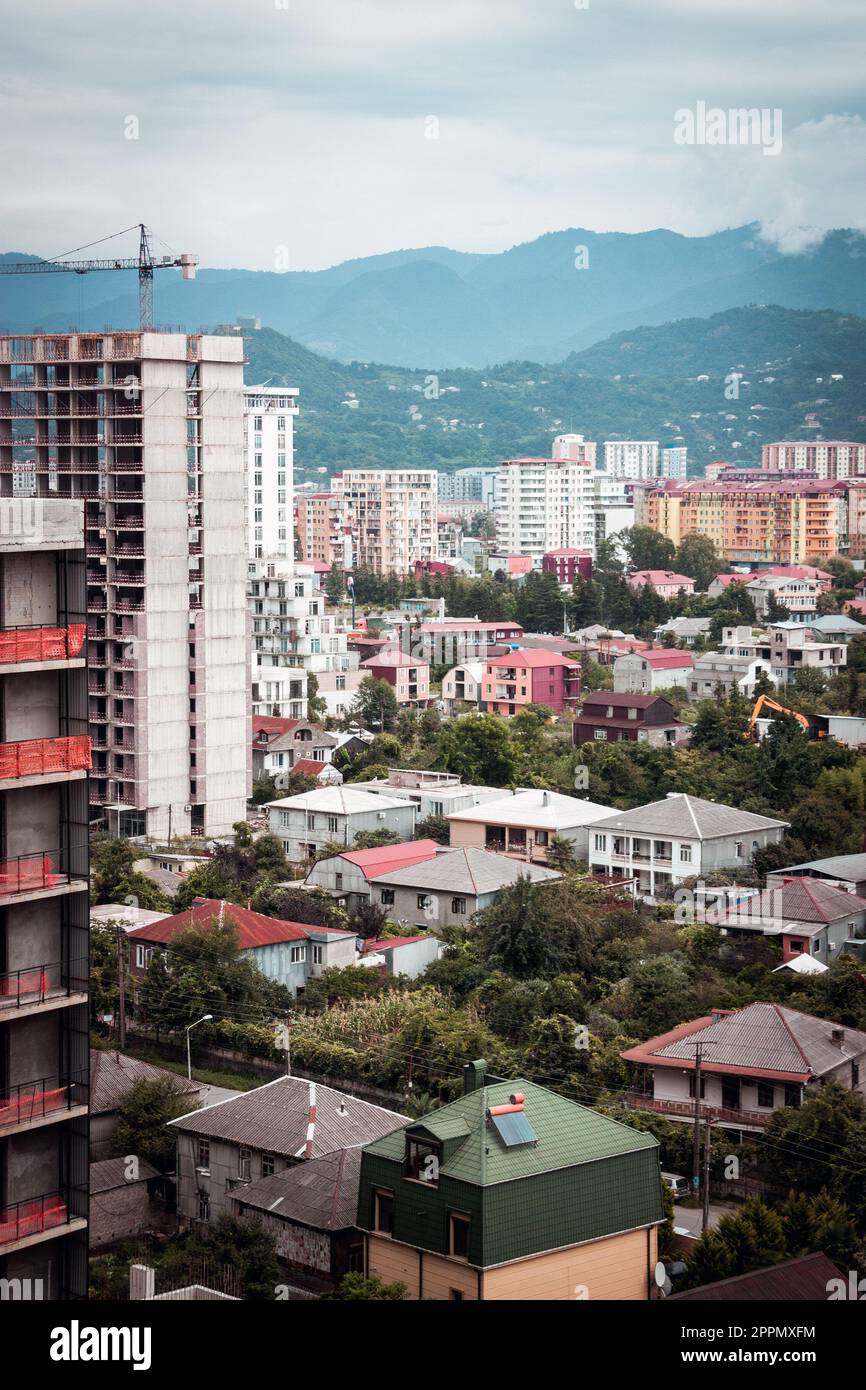 Wohnvororte der Stadt Batumi. Batumi. Georgien Stockfoto