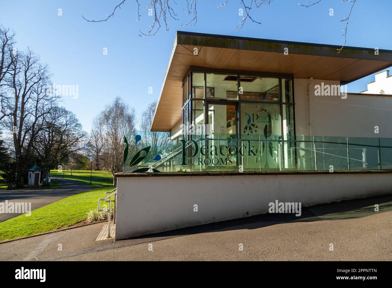 Die Peacock Teestube in Pittencrieff Park Dunfermline, Fife Stockfoto