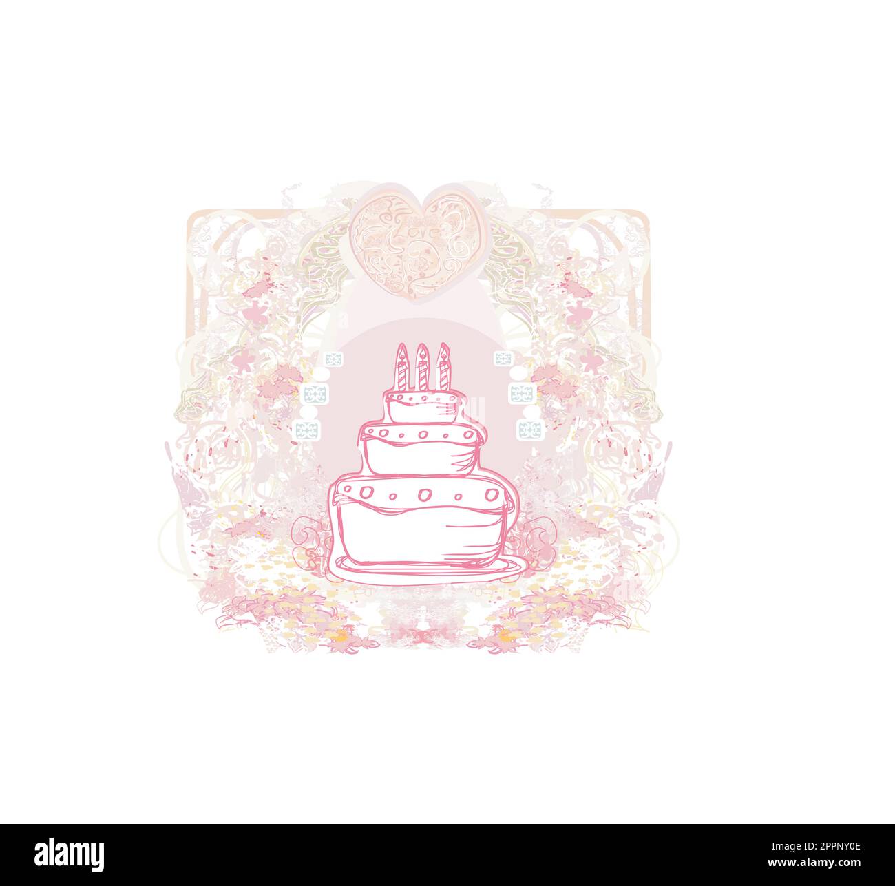 Happy Birthday Card Stock Vektor