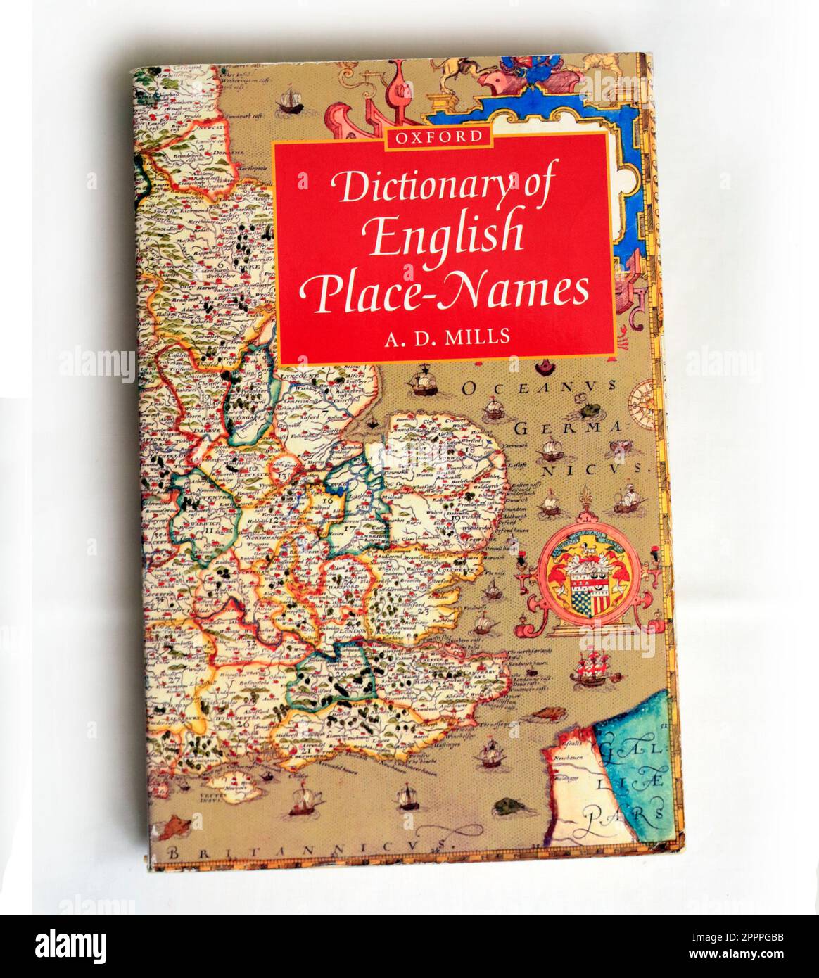 Buch - Oxford Dictionary of English place names von A. D. Mills Stockfoto