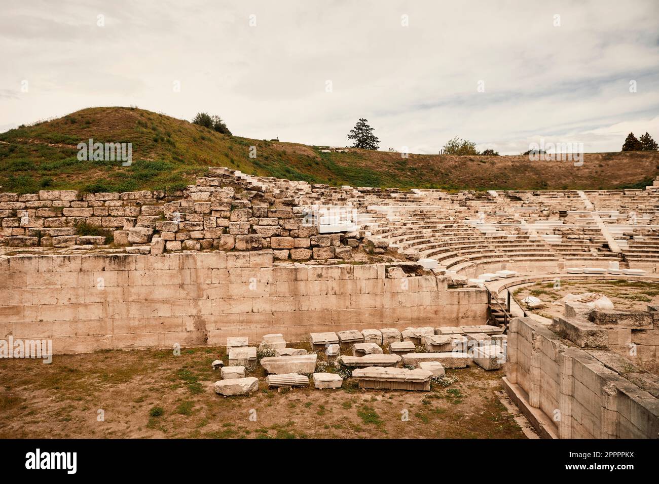 Larisa antike Theater Stockfoto