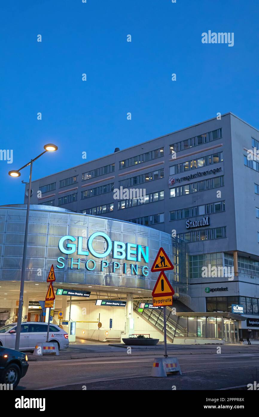 Globen Shopping, Stockholm Stockfoto