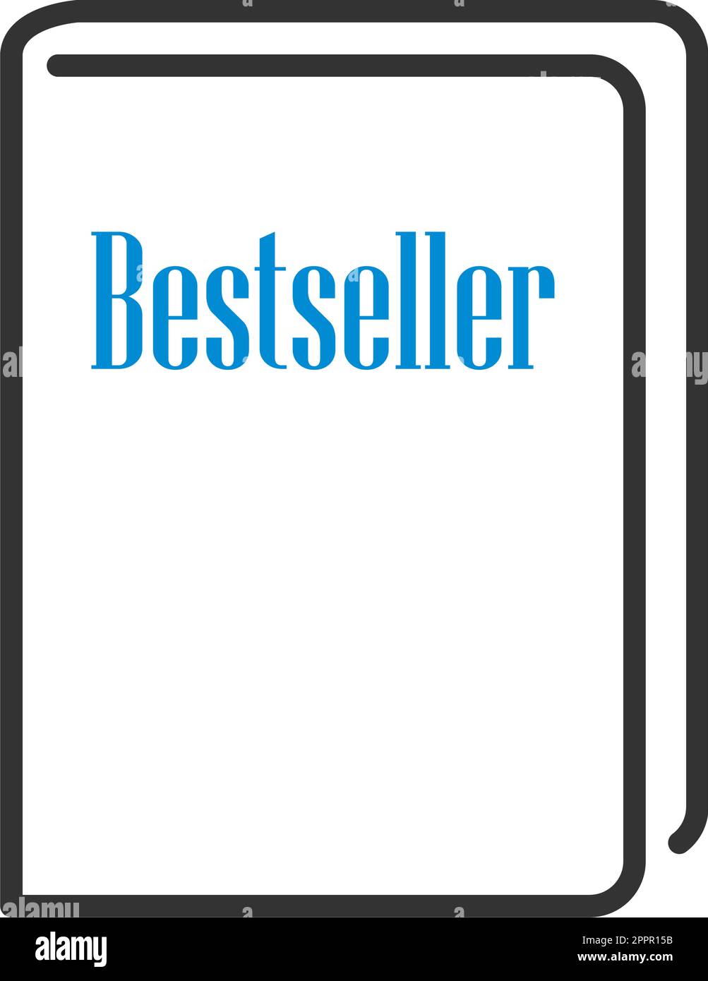 Bestseller-Buchsymbol Stock Vektor