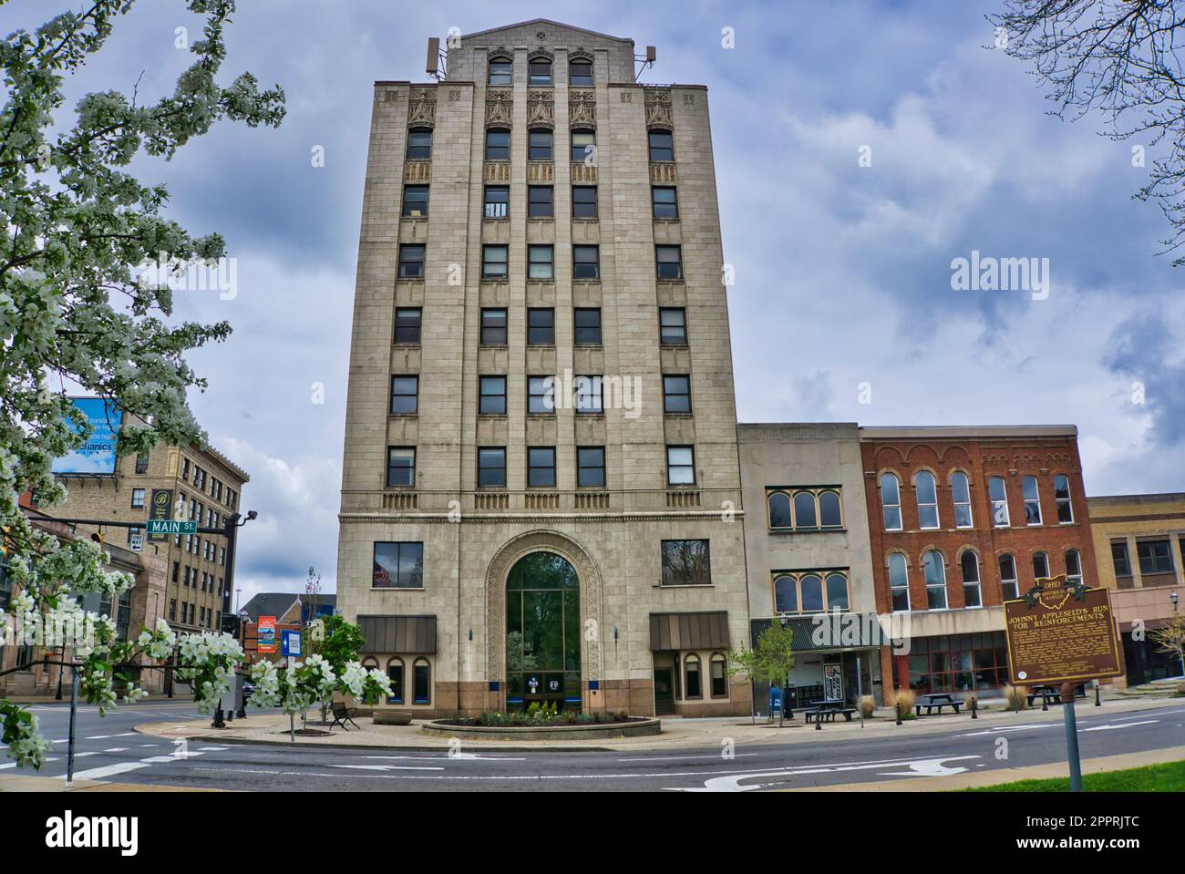 Farmer's Bank/Chase Tower in Mansfield Ohio, USA Stockfoto