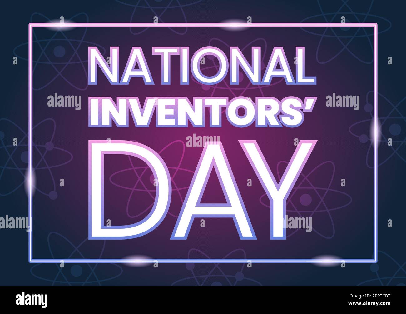 National Inventors Day am 11. Februar feiert Genius Innovation an Honor Creator of Science in Flat Cartoon Hand Drawn Template Illustration Stock Vektor