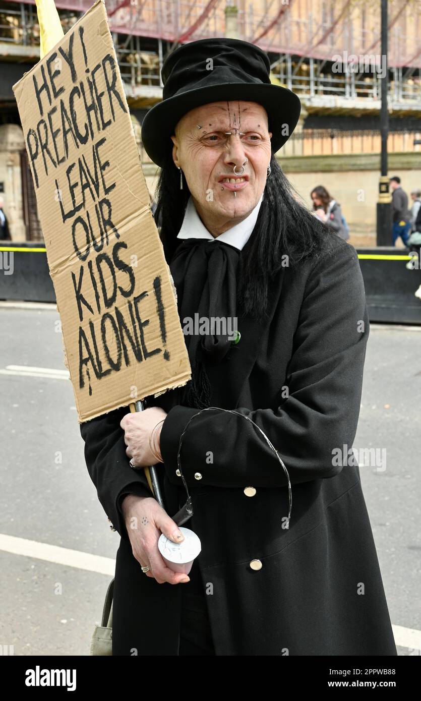 Extinction Rebellion, The Big One - Tag vier ihrer Klimaproteste, Parliament Square, London, Großbritannien Stockfoto