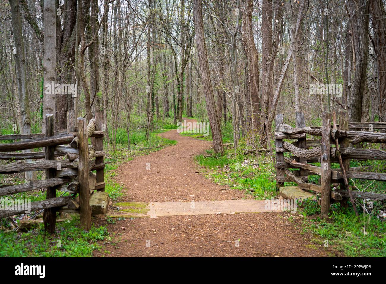 Das National Park Service Site von Lincolns Boyhood-Haus Stockfoto