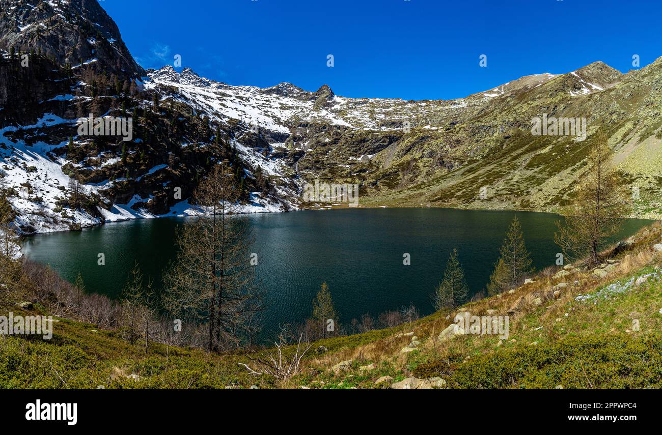 Ausflug zum Livio Bianco Zufluchtsort im oberen Valle Gesso in der Provinz Cuneo im südlichen Piemont Stockfoto