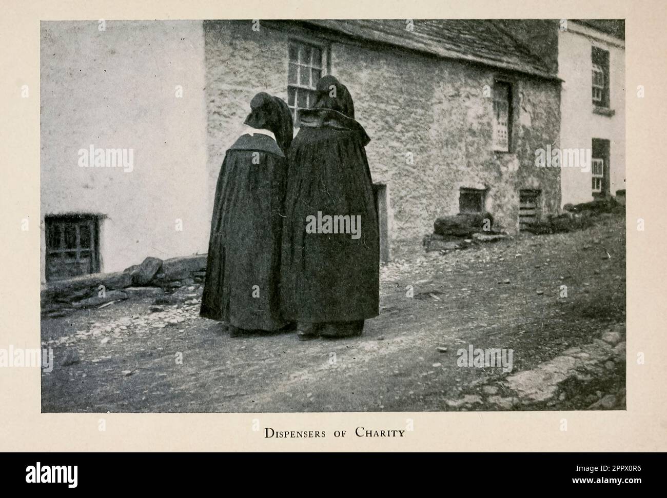 Spender of Charity Foto aus dem Buch " The Isle of the Shamrock " von Clifton Johnson, 1865-1940 Publisher New 1901 York, Macmillan; London, Macmillan Stockfoto