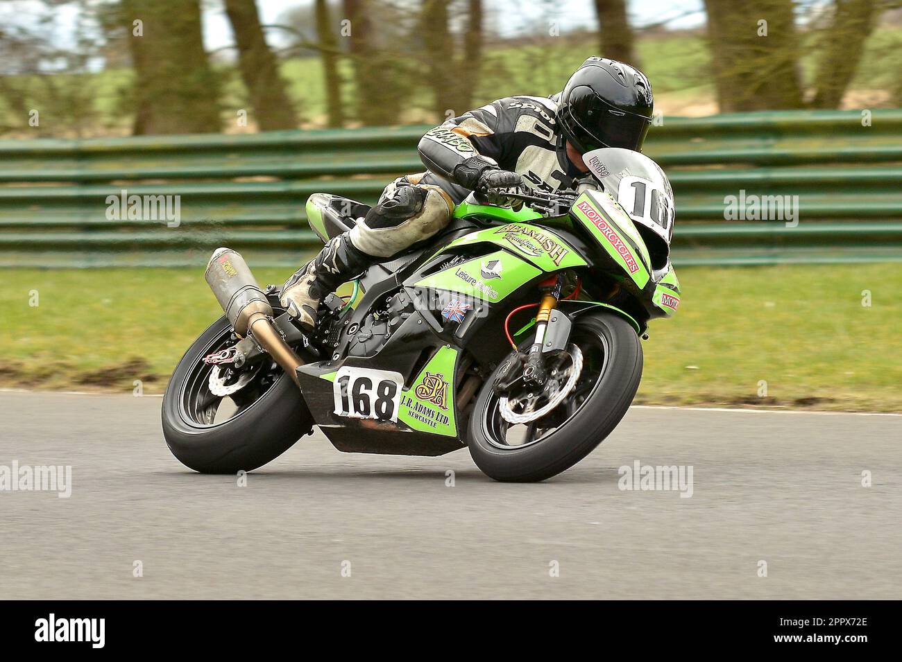 British Superbike Championship-Rennen. Stockfoto