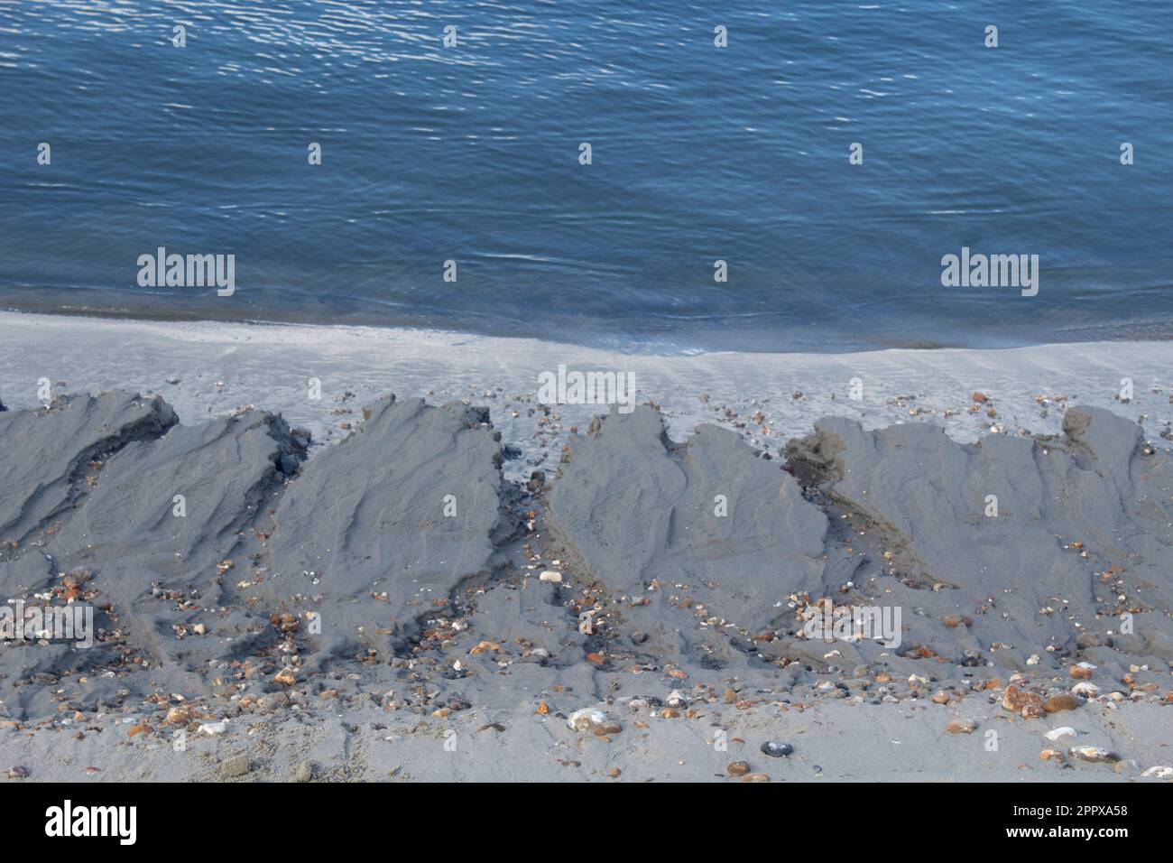Dynamisches Küstenmerkmal von East Head, West Wittering West Sussex England UK Stockfoto