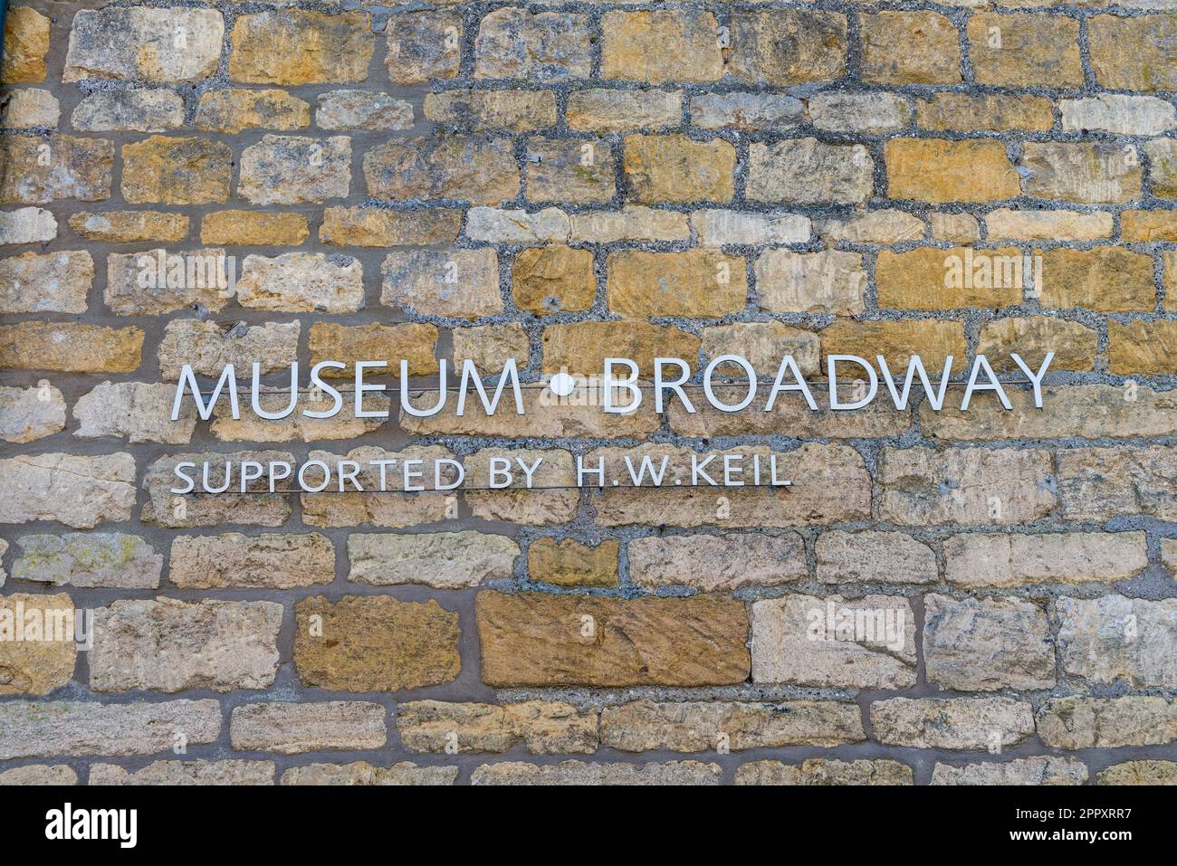 Broadway Museum and Art Gallery im hübschen Cotswold Village of Broadway in Worcestershire, England, Großbritannien Stockfoto