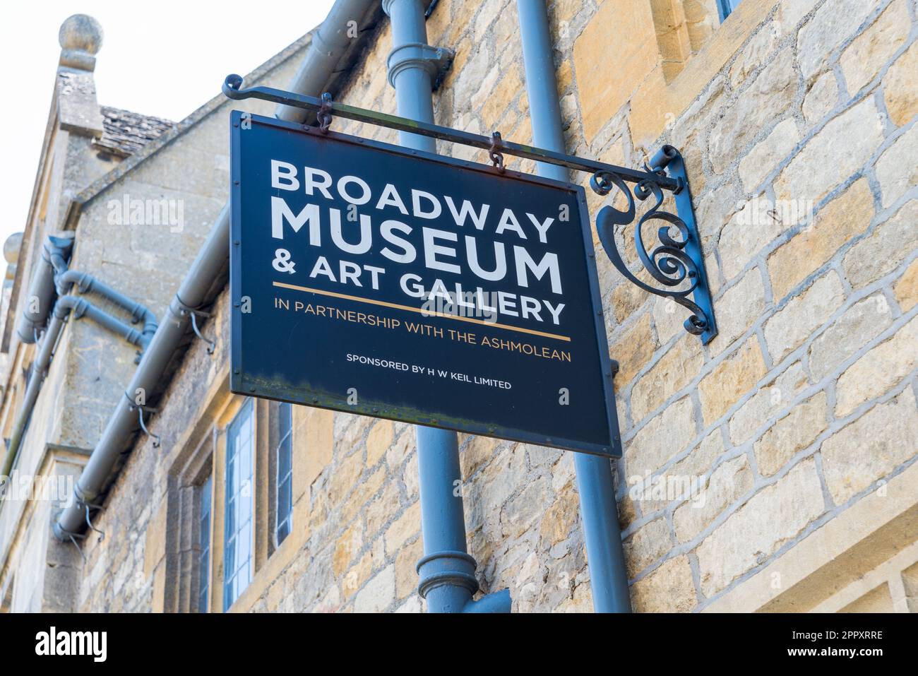 Broadway Museum and Art Gallery im hübschen Cotswold Village of Broadway in Worcestershire, England, Großbritannien Stockfoto