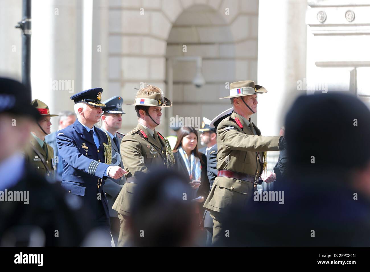 London, Großbritannien. 25. April 2023. ANZAC-Gedenkfeier im Cenotaph London. Kredit: Uwe Deffner/Alamy Live News Stockfoto
