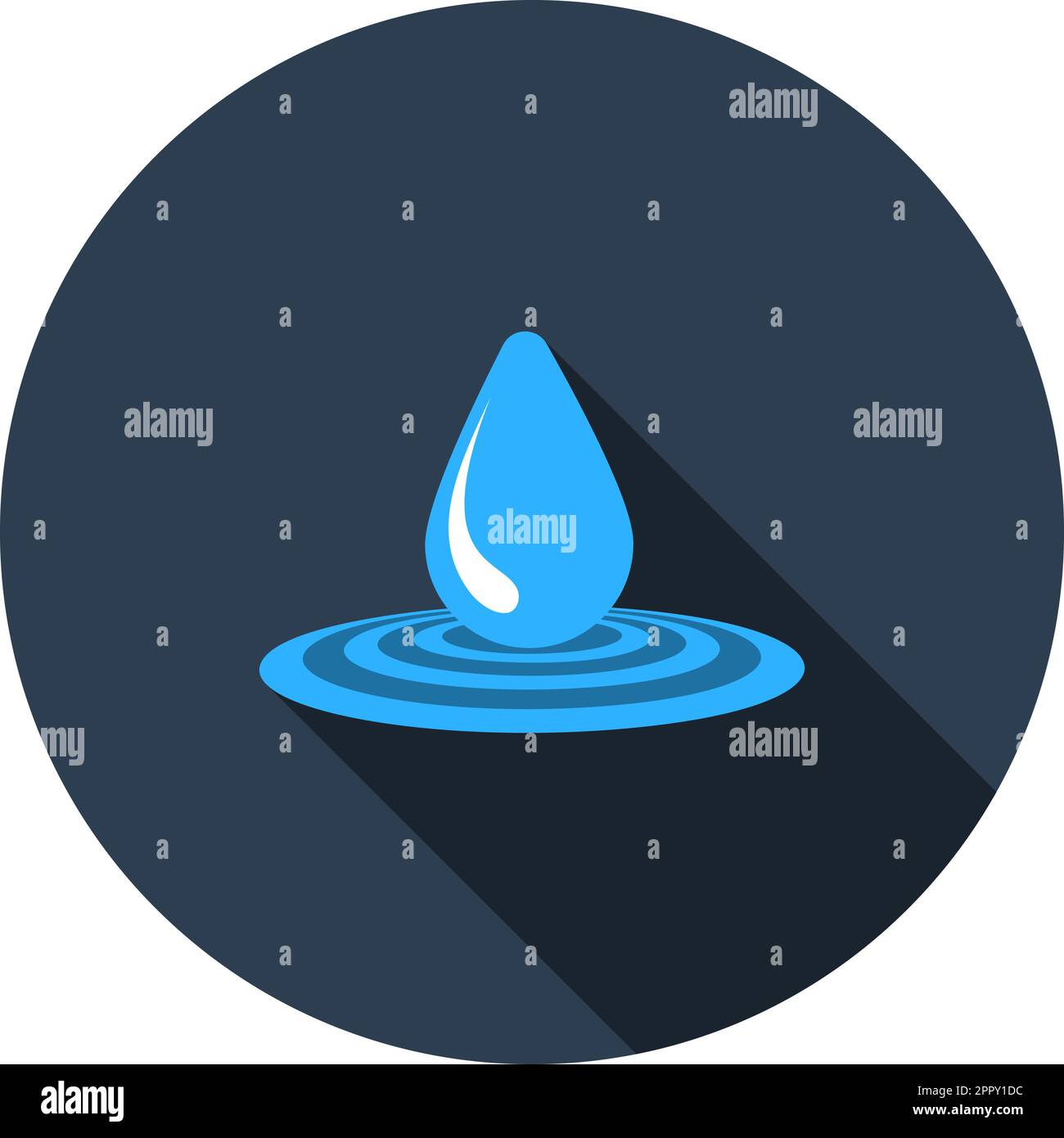 Wasser-Tropfen-Symbol Stock Vektor