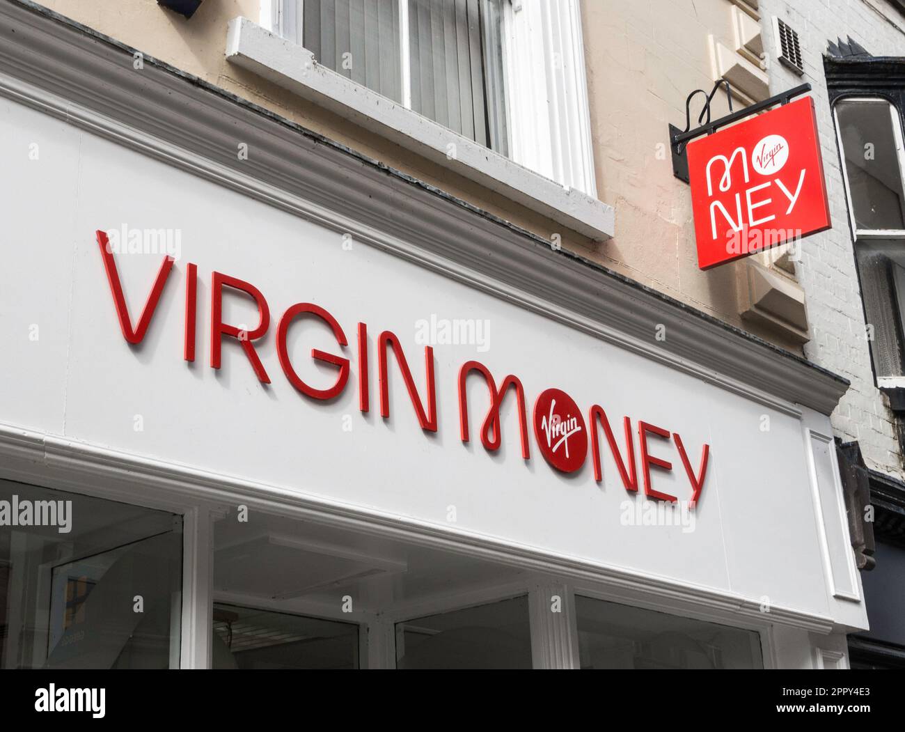 Logo von Virgin Money UK Stockfoto