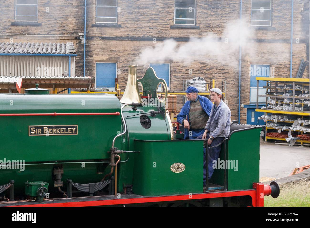 Eine Dampfgala auf der Keighley & Worth Valley Railway (VWVR) Stockfoto