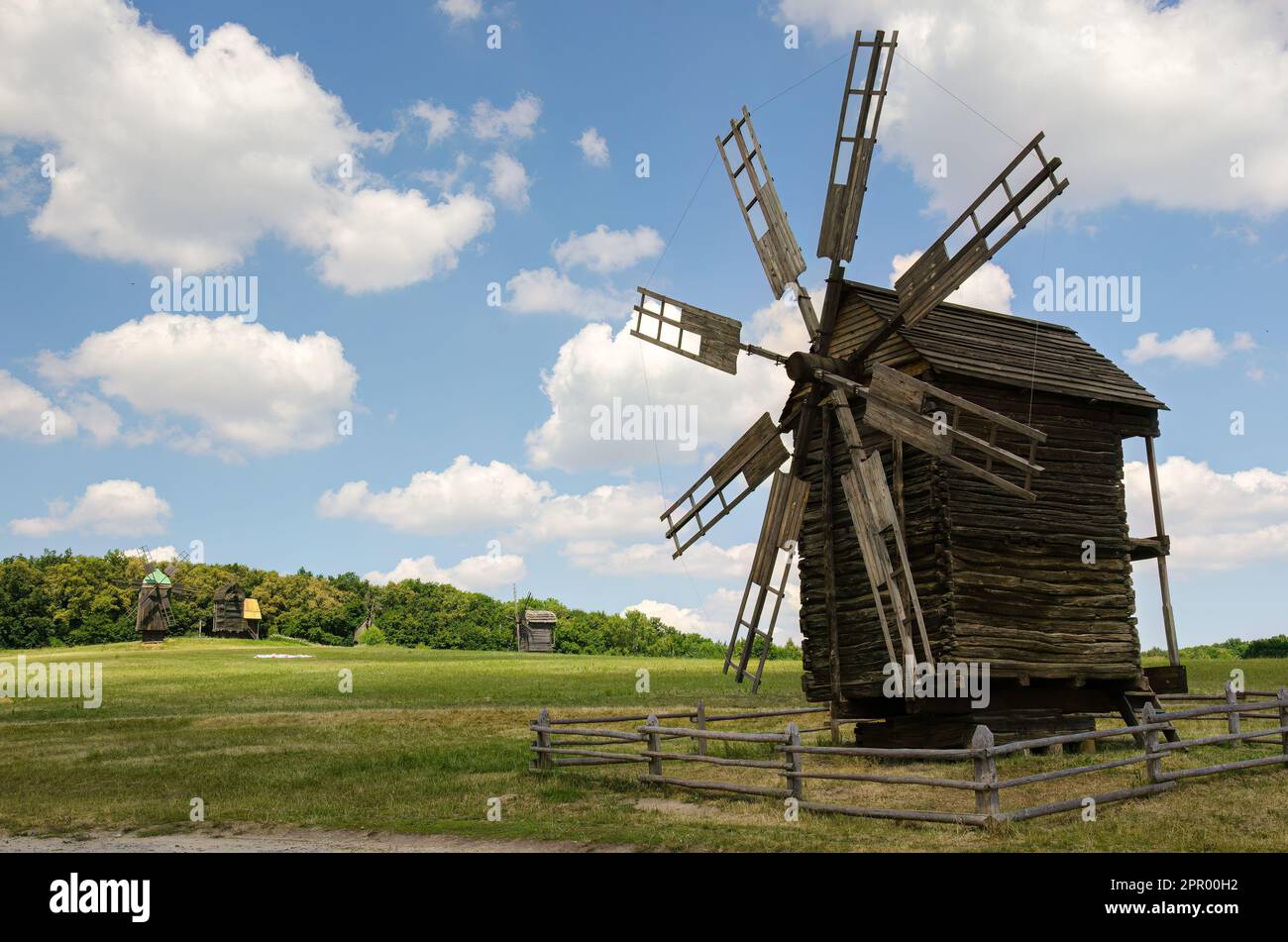Freiluftmuseum Pyrohovo in Kiew - Ukraine Stockfoto