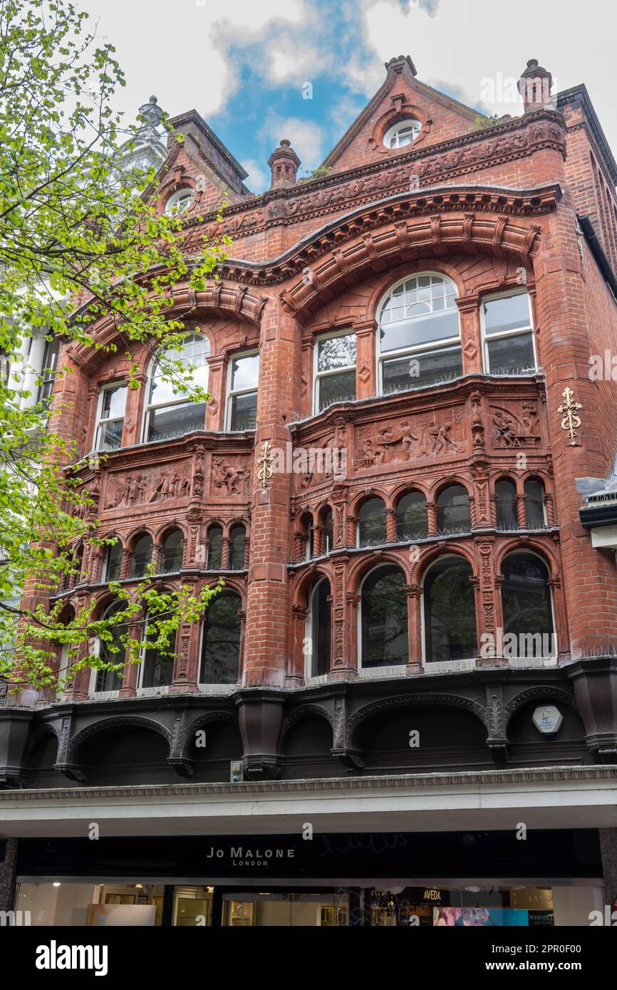 Ein denkmalgeschütztes Gebäude der Kategorie 2 im Stadtzentrum von London Street Norwich, Norfolk Stockfoto