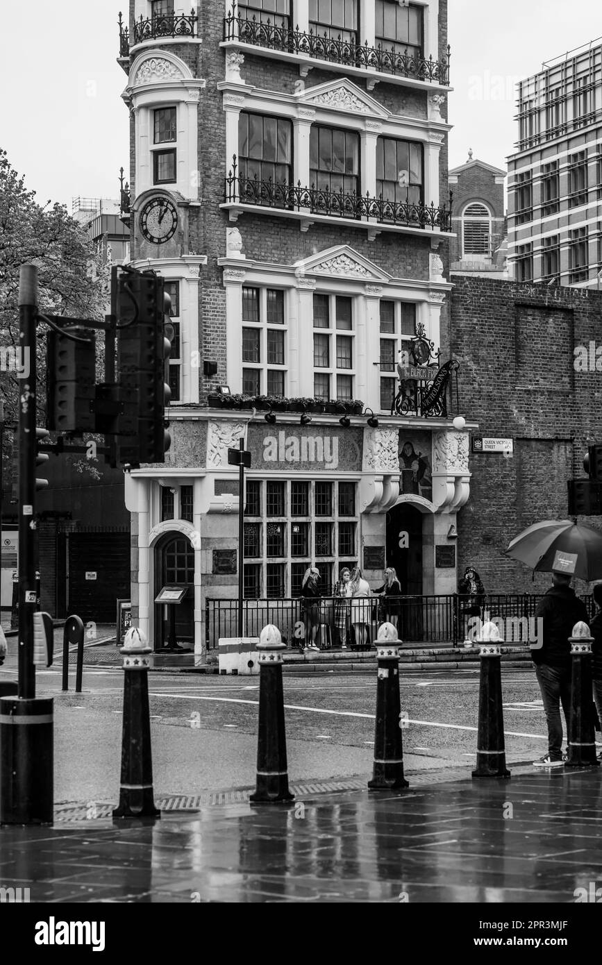 Black Friars und St Paul's Cathedral Stockfoto
