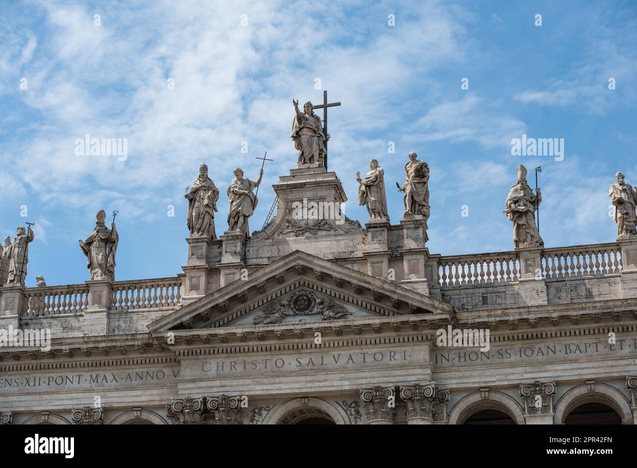 Basilica di San Giovanni in Laterano, Rom Stockfoto