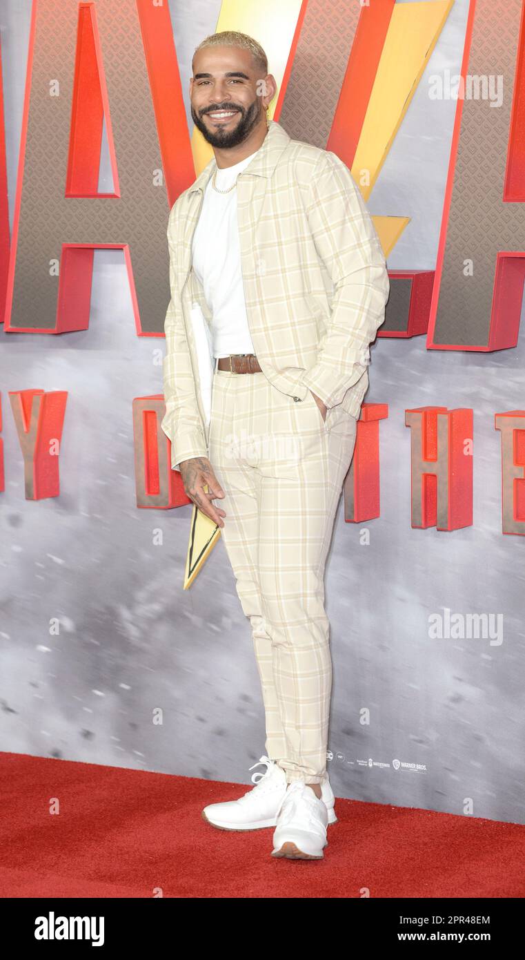 Foto Muss Gutgeschrieben Werden ©Alpha Press 078237 07/03/2023 Sandro Farmhouse Shazam Fury Of The Gods Premiere In London Stockfoto