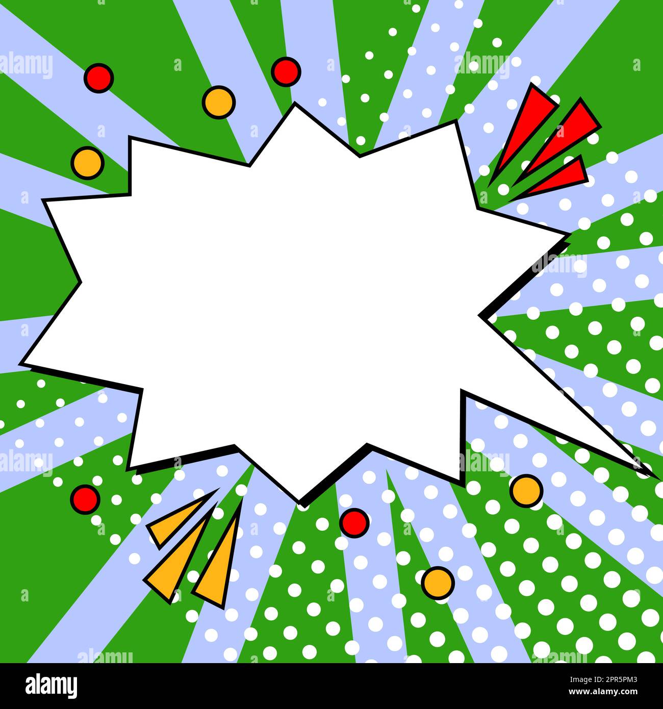 Rahmen Im Comicdesign. Schönes Bilderrahmen-Set Mit Boom Bubbles Für Design Collage, Lustige Niedliche Comic-Fotosammlung Für Kinder, Designzeichnung Stock Vektor