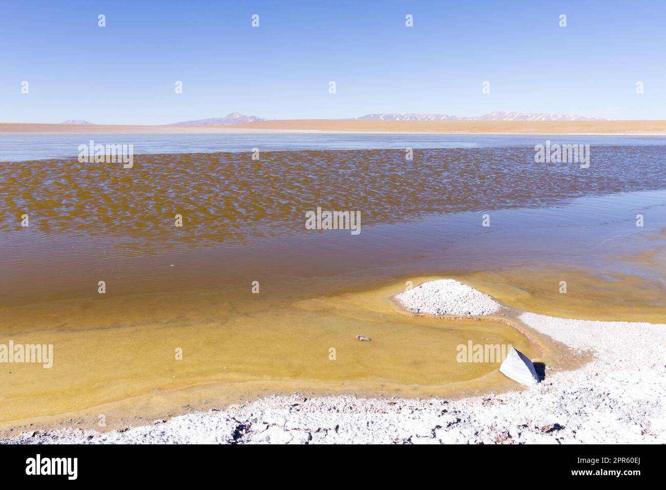 Blick auf die bolivianische Lagune, Bolivien Stockfoto