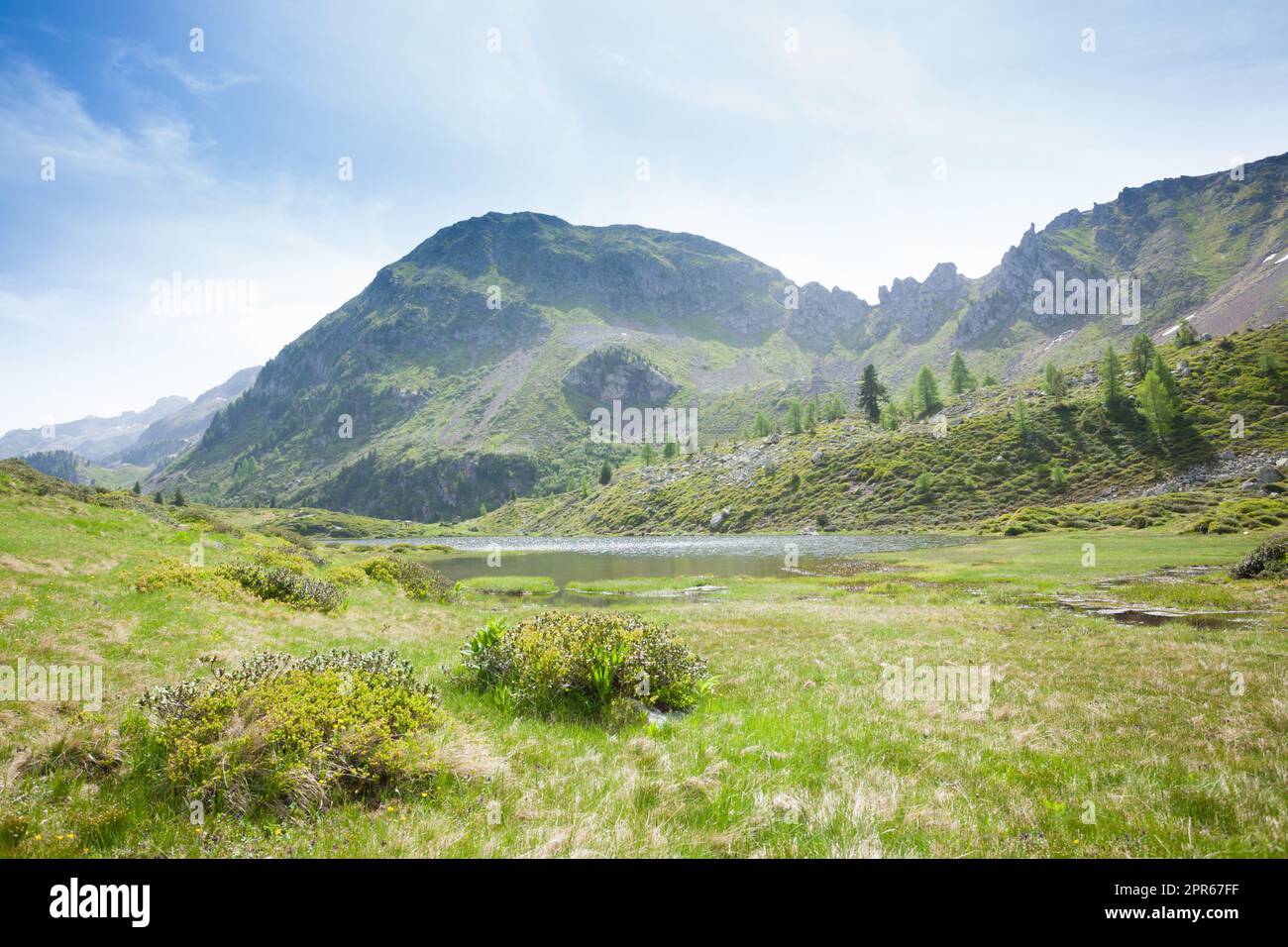 Lagorai Bergkette Landschaft, italienische Alpen Stockfoto