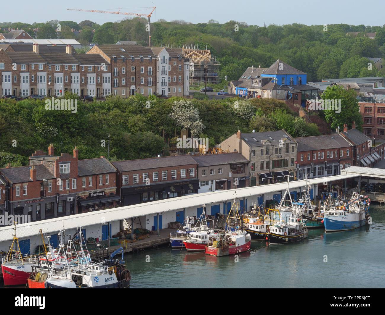 Newcastle und Tynemouth in England Stockfoto