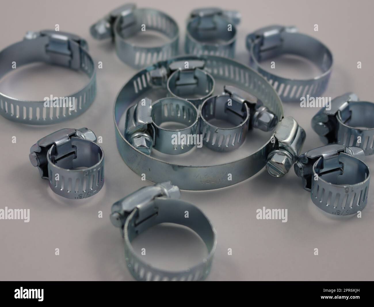 Einstellbare Klemmen halten Druck Metall Industrie Technologie Utensil Stockfoto