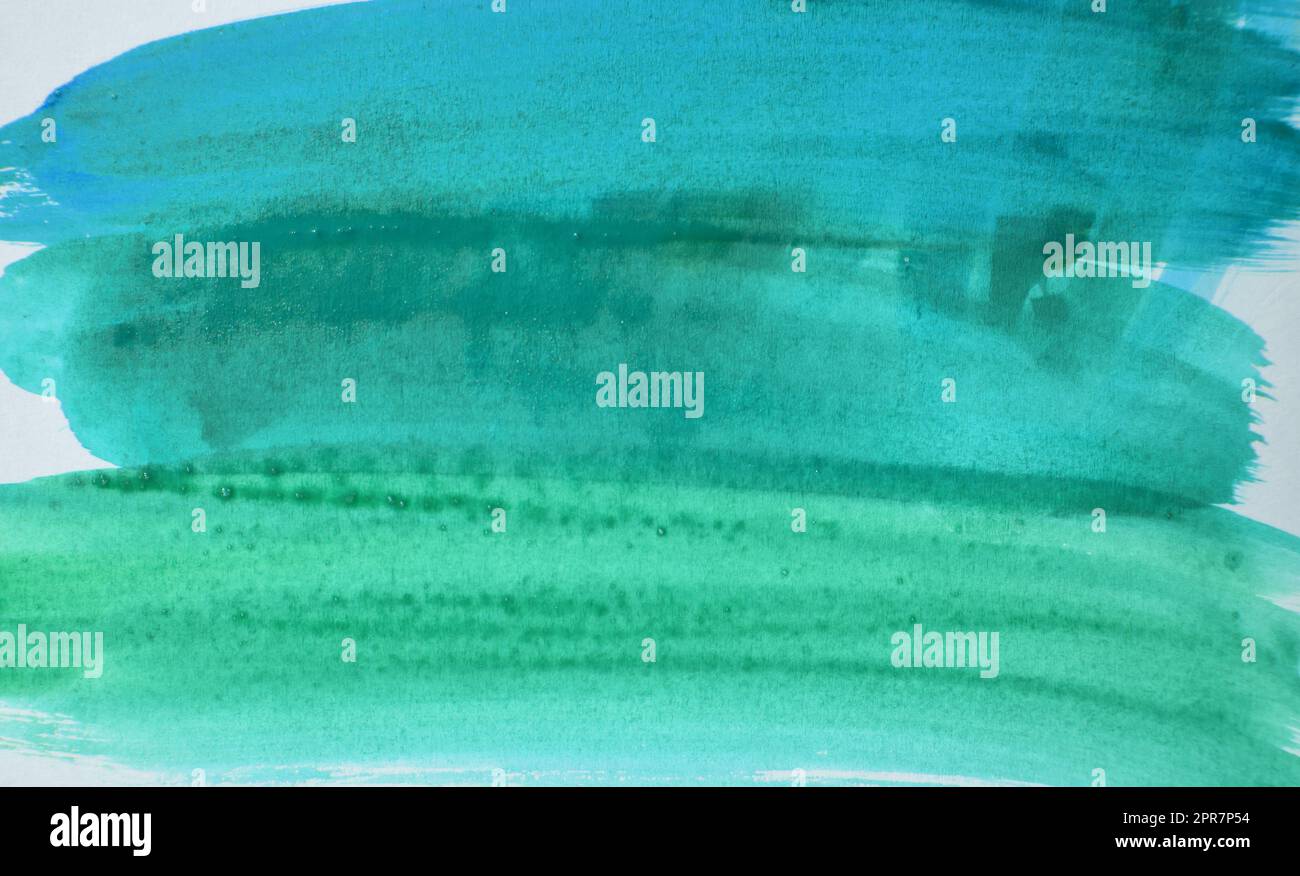 Abstrakter meeresgrüner Hintergrund, Aquarell-Design-Vorlage, Buch, Druck, Geschenk, Visitenkarte Stockfoto