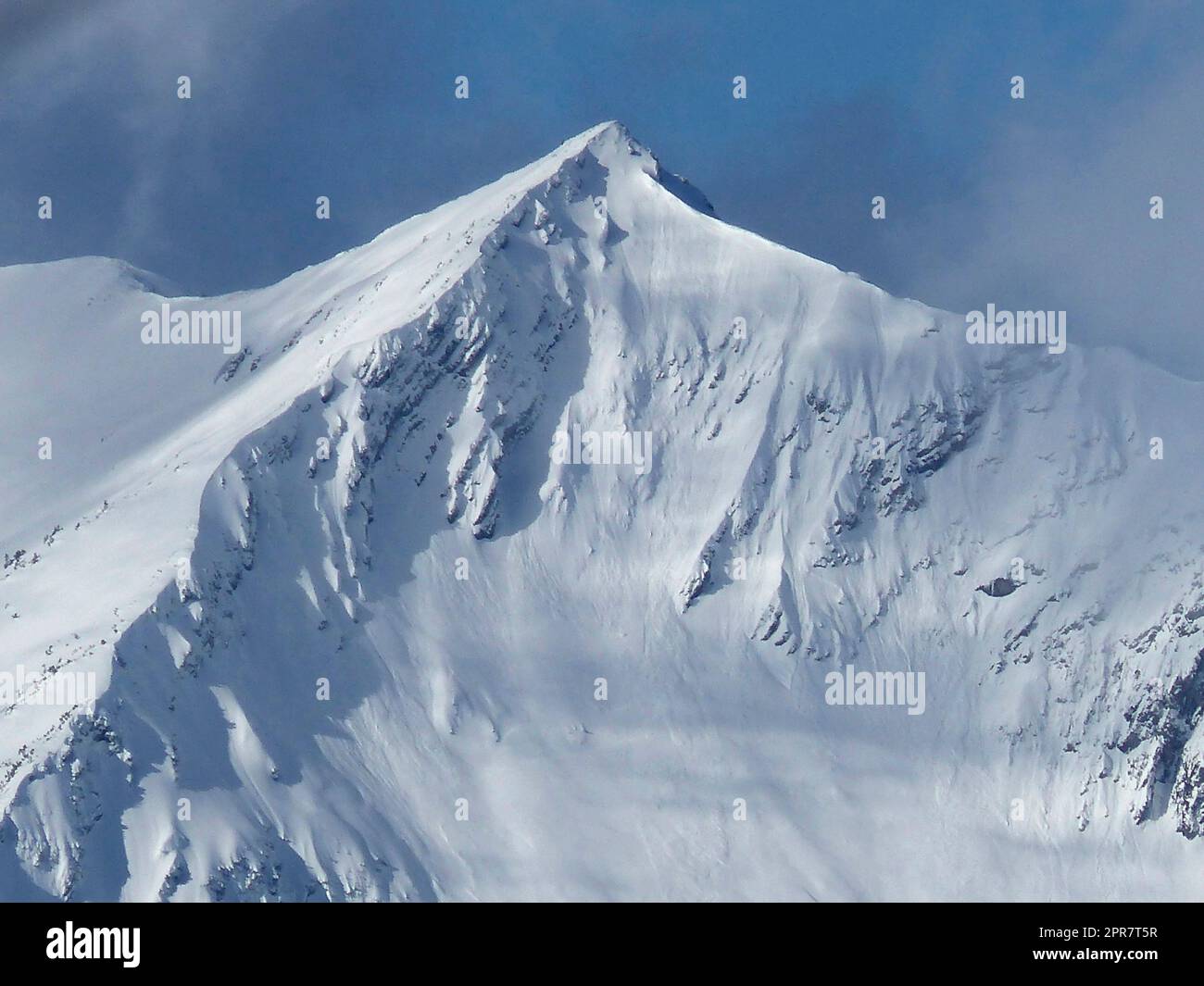 Winterwanderung zum Pendling Mountain, Tirol, Österreich Stockfoto