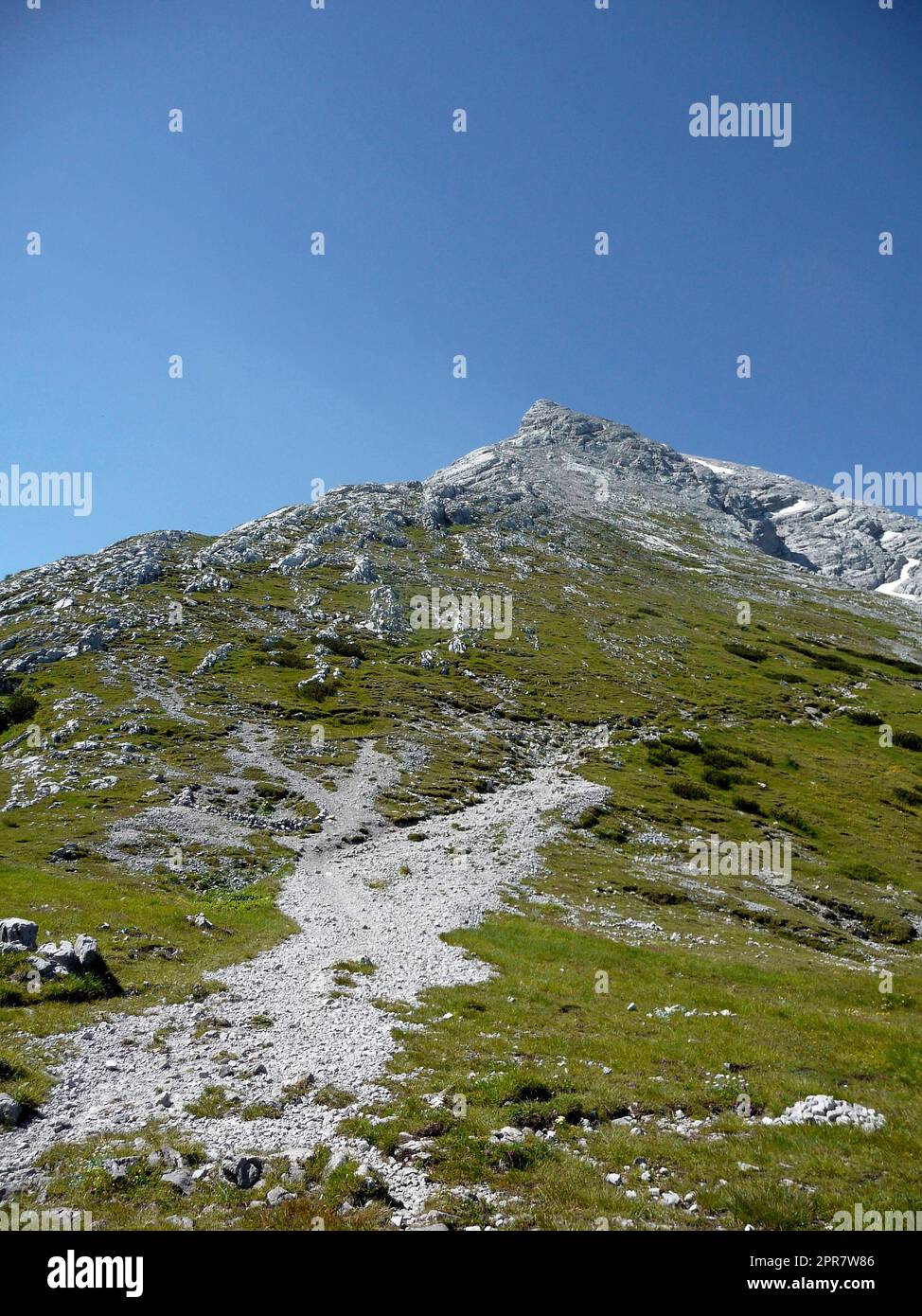 Watzmann Bergwanderung, Bayern, Deutschland Stockfoto